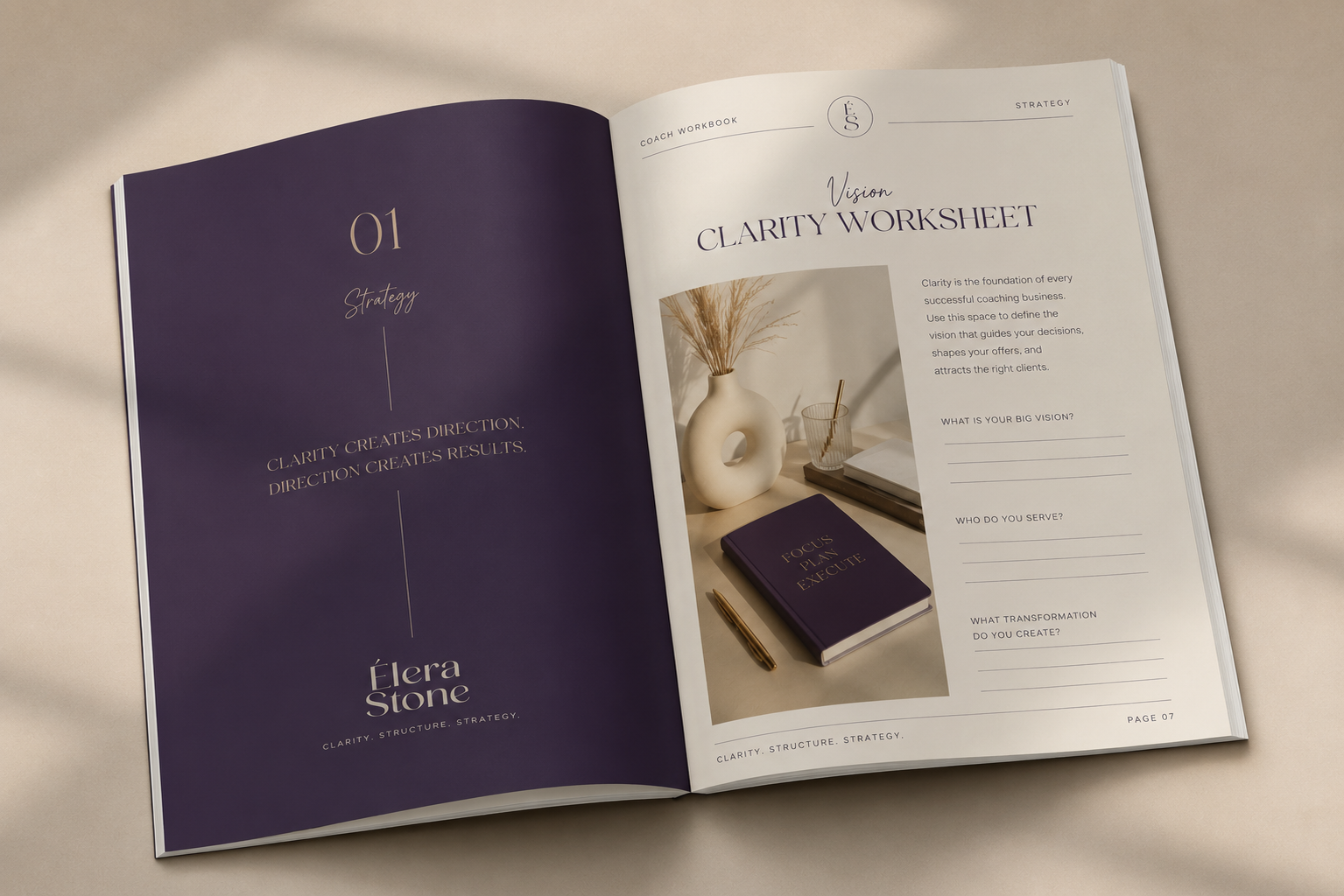 Élera Stone brand mockup
